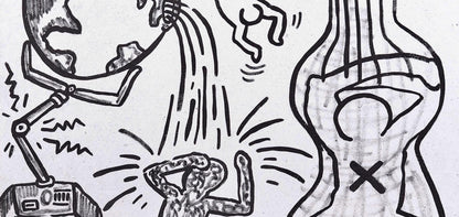 Keith Haring, Composition, Against All Odds, Lithograph