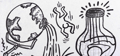Keith Haring, Composition, Against All Odds, Lithograph