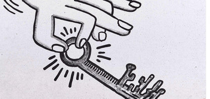 Keith Haring, Composition, Against All Odds, Lithograph