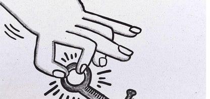 Keith Haring, Composition, Against All Odds, Lithograph