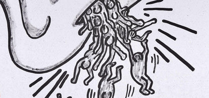 Keith Haring, Composition, Against All Odds, Lithograph
