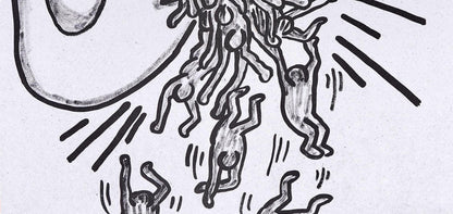 Keith Haring, Composition, Against All Odds, Lithograph