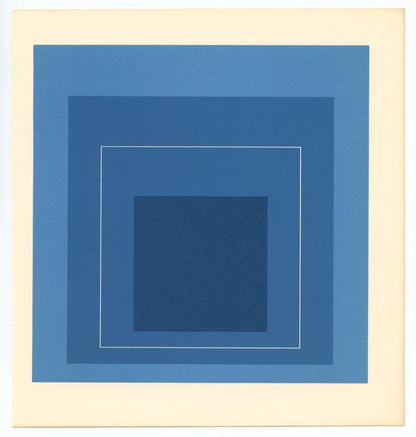 Josef Albers, Homage To The Square, Josef Albers: White Line Squares, Lithograph