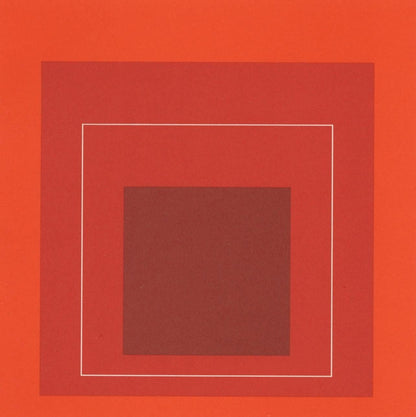 Josef Albers, Homage To The Square, Josef Albers: White Line Squares, Lithograph