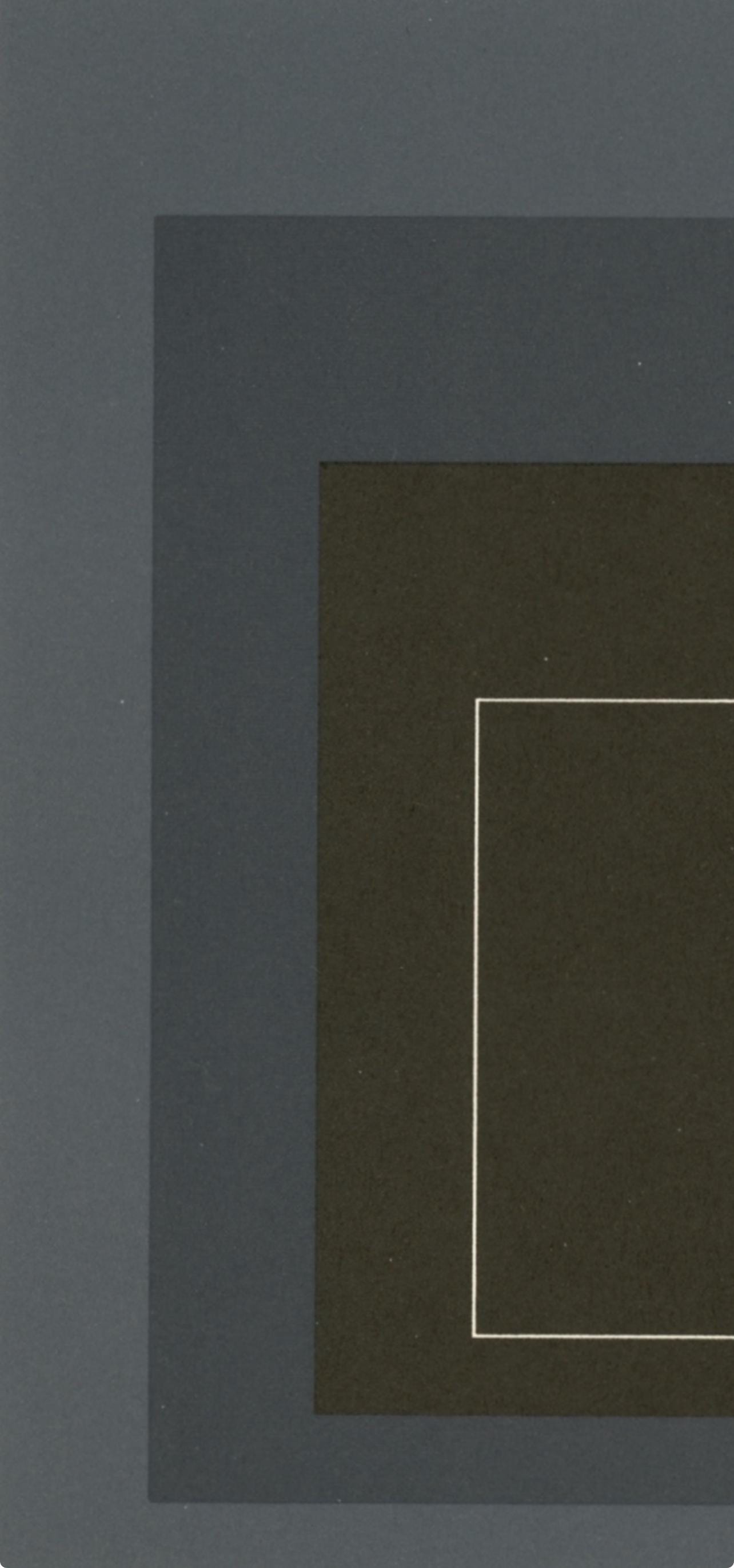 Josef Albers, Homage To The Square, Josef Albers: White Line Squares, Lithograph