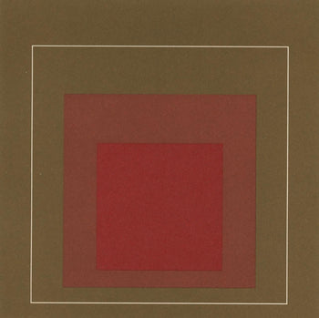 Josef Albers, Homage To The Square, Josef Albers: White Line Squares, Lithograph