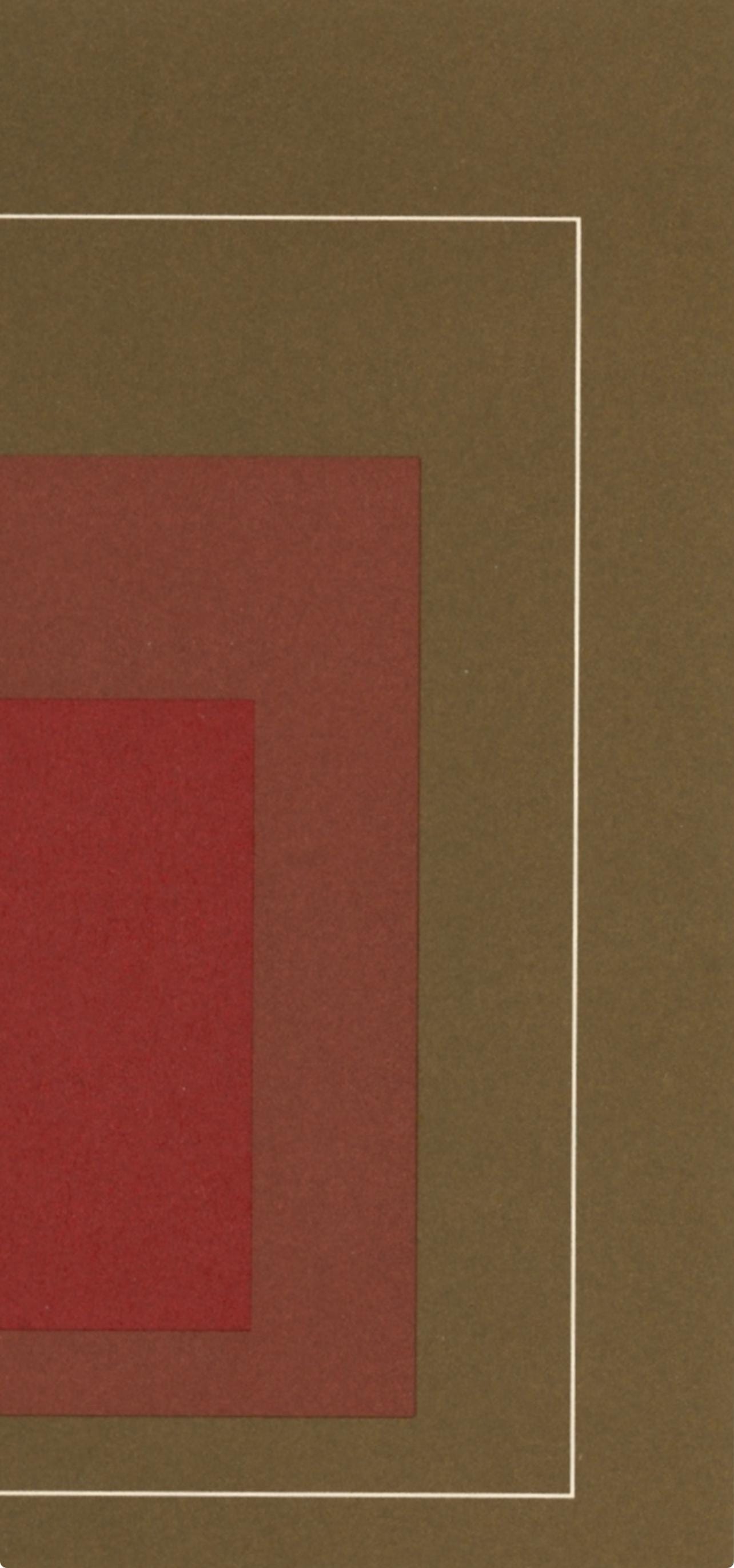 Josef Albers, Homage To The Square, Josef Albers: White Line Squares, Lithograph