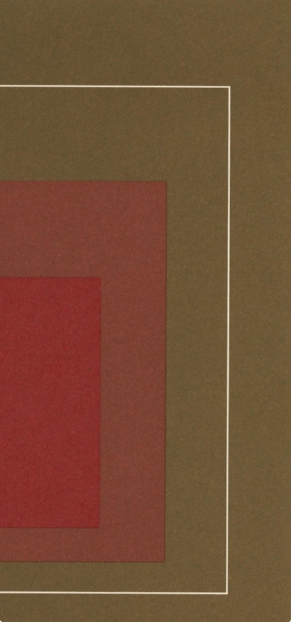 Josef Albers, Homage To The Square, Josef Albers: White Line Squares, Lithograph