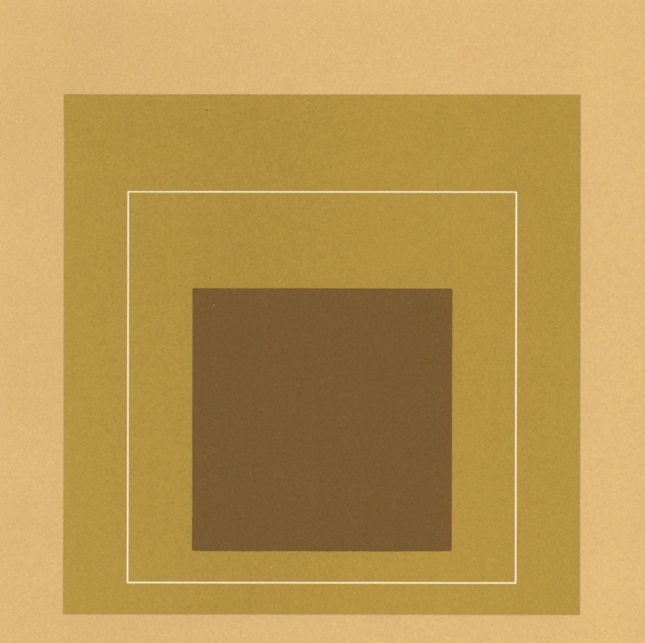 Josef Albers, Homage To The Square, Josef Albers: White Line Squares, Lithograph