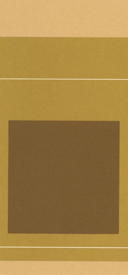 Josef Albers, Homage To The Square, Josef Albers: White Line Squares, Lithograph