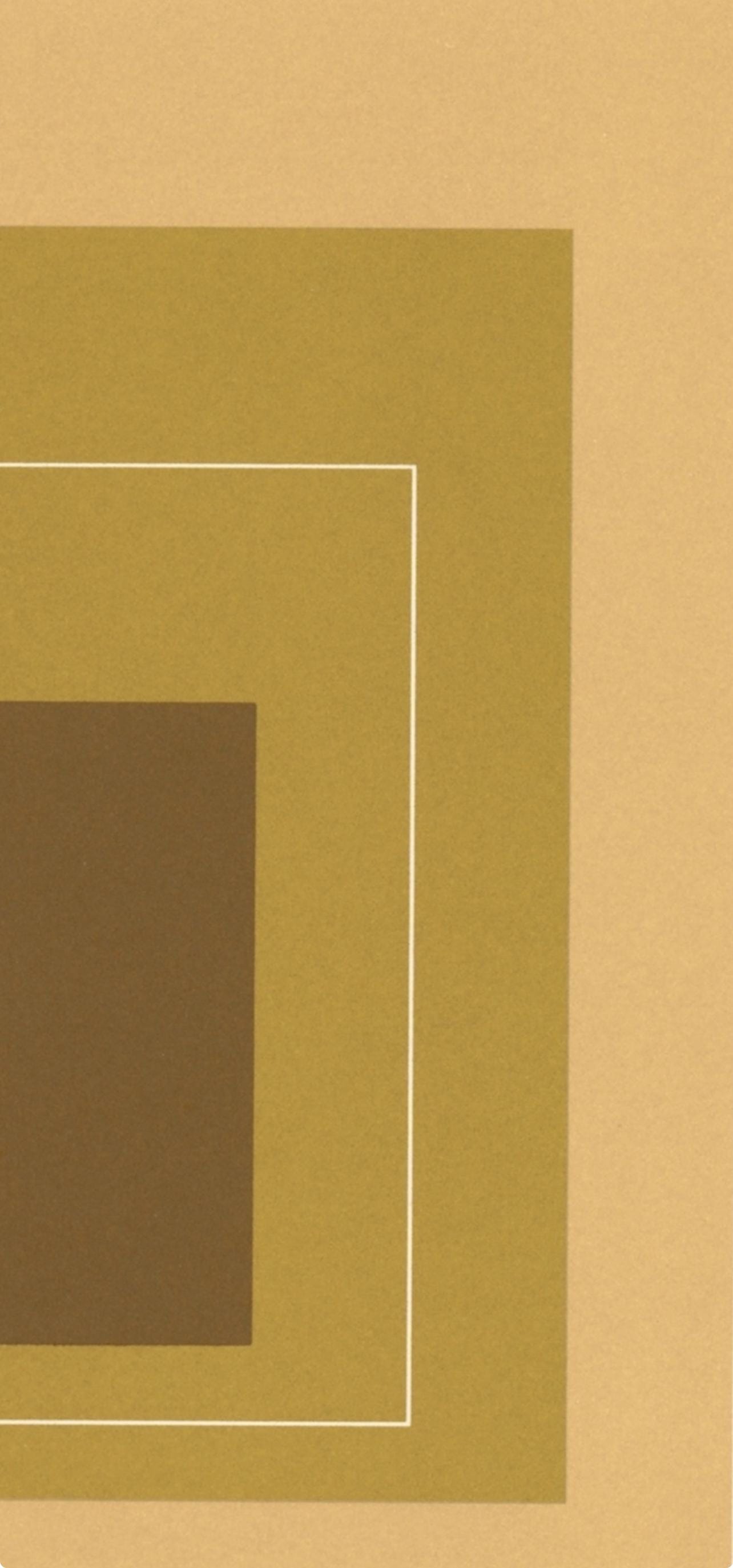 Josef Albers, Homage To The Square, Josef Albers: White Line Squares, Lithograph