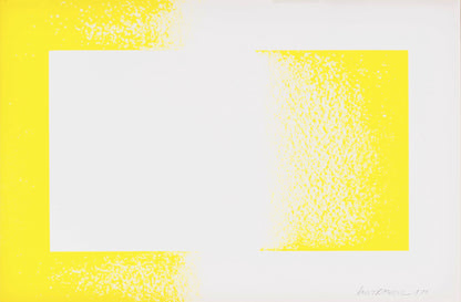 Richard Anuszkiewicz, Yellow Reversed, Art In America, Lithograph