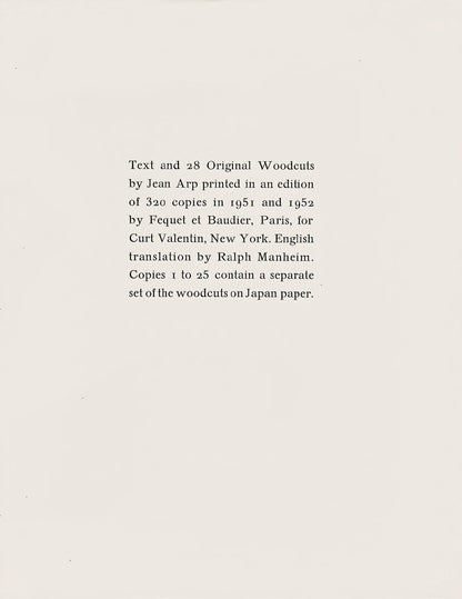 Hans Jean Arp, Composition (Arntz 148-175; Hagenbach A 25; Bolliger 54), Dreams And Projects,