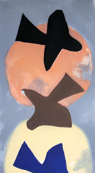Georges Braque, Soleil Et Lune I (Maeght 1034), Derrire Le Miroir, Lithograph