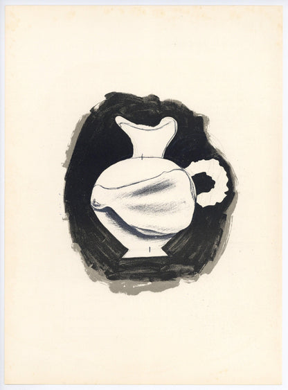 Georges Braque, Nature Morte, Derrire Le Miroir, Lithograph