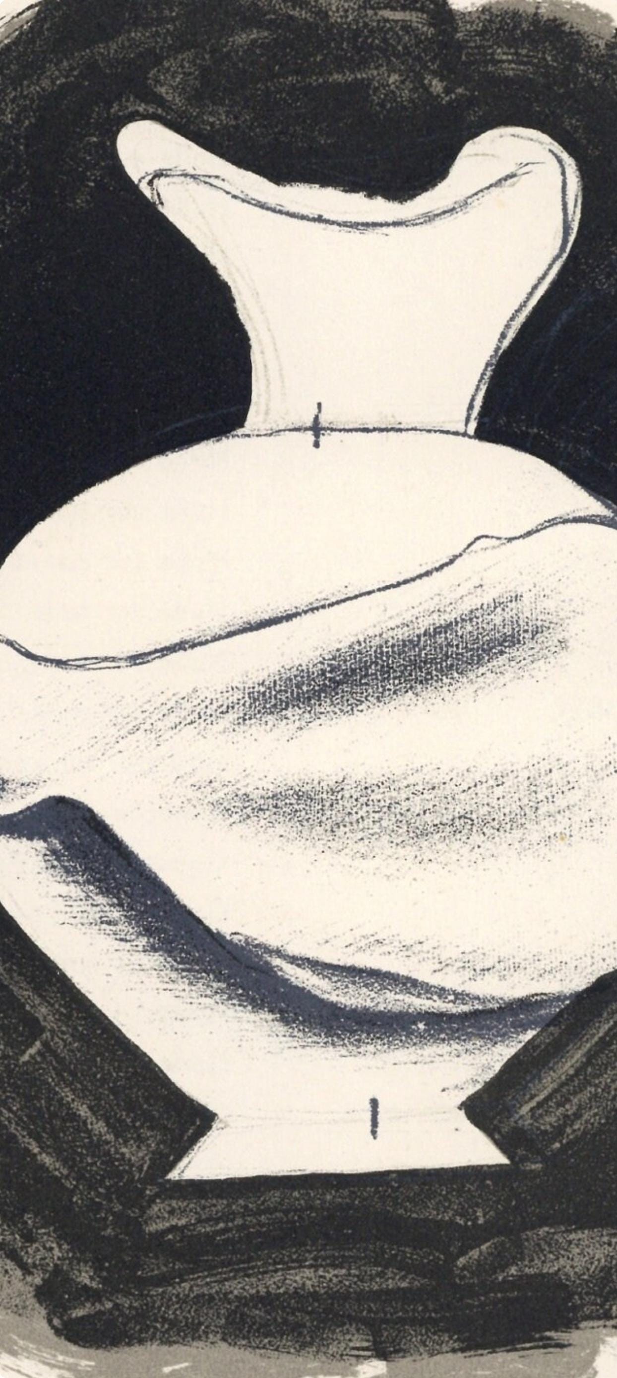 Georges Braque, Nature Morte, Derrire Le Miroir, Lithograph