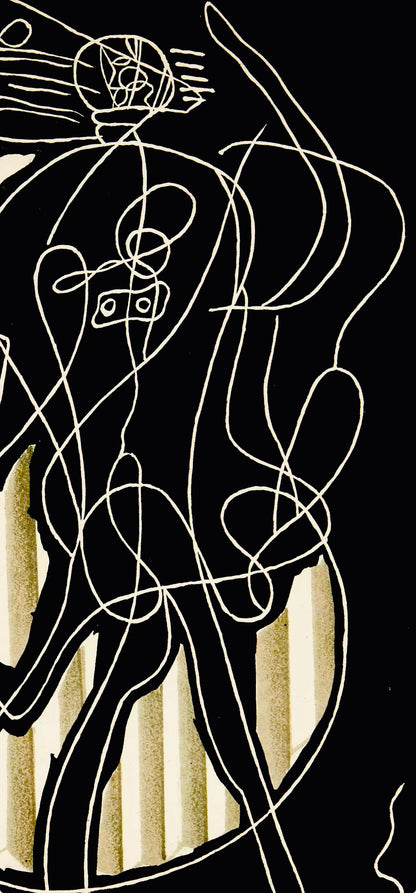 Georges Braque, Hercules, Derrire Le Miroir, Lithograph