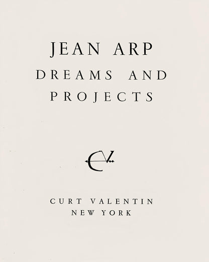 Hans Jean Arp, Composition (Arntz 148-175; Hagenbach A 25; Bolliger 54), Dreams And Projects,