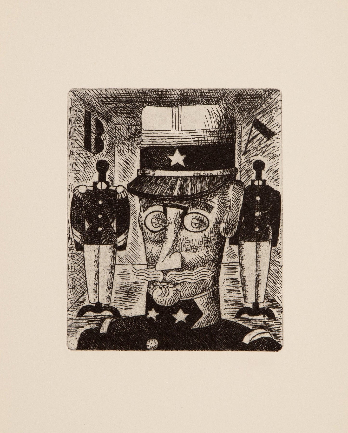 Marcel Gromaire, Composition, Vers Un Monde Volage, Etching
