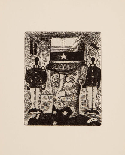 Marcel Gromaire, Composition, Vers Un Monde Volage, Etching