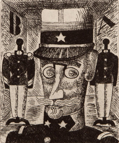 Marcel Gromaire, Composition, Vers Un Monde Volage, Etching