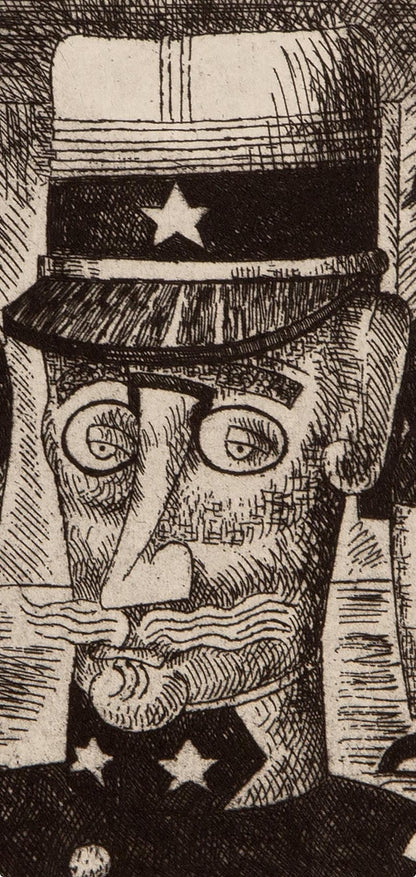 Marcel Gromaire, Composition, Vers Un Monde Volage, Etching