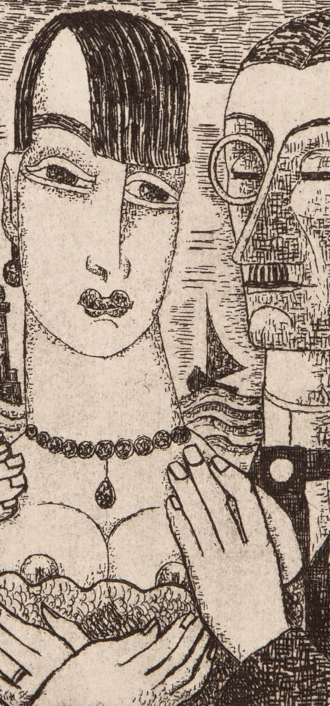 Marcel Gromaire, Composition, Vers Un Monde Volage, Etching