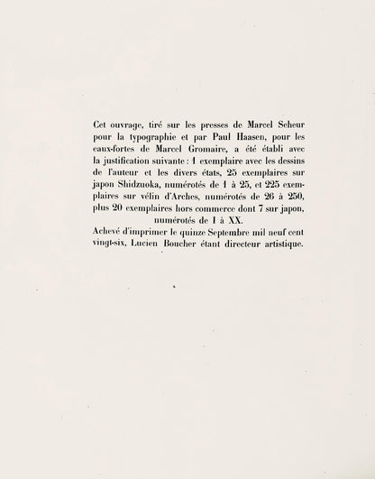 Marcel Gromaire, Composition, Vers Un Monde Volage, Etching