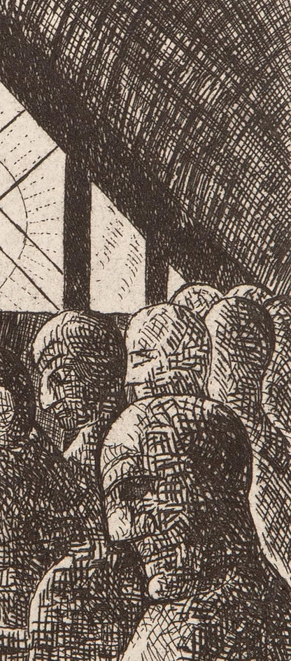 Marcel Gromaire, Composition, Vers Un Monde Volage, Etching