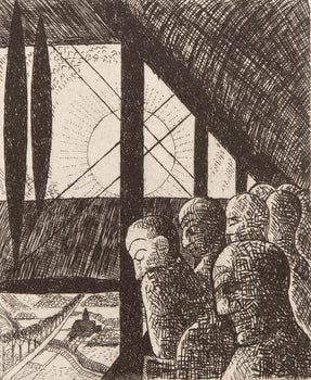 Marcel Gromaire, Composition, Vers Un Monde Volage, Etching