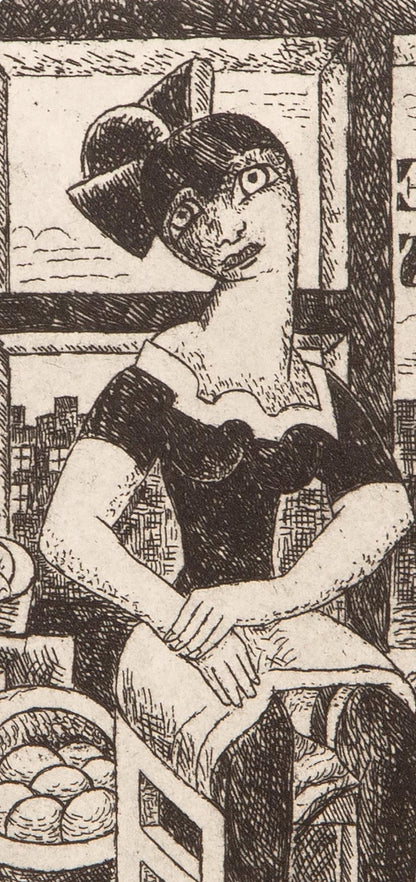 Marcel Gromaire, Composition, Vers Un Monde Volage, Etching