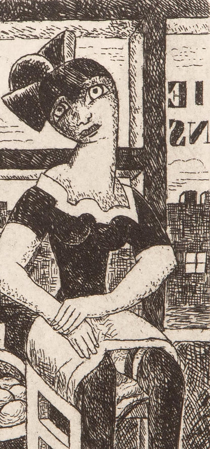 Marcel Gromaire, Composition, Vers Un Monde Volage, Etching