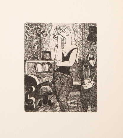 Marcel Gromaire, Composition, Vers Un Monde Volage, Etching