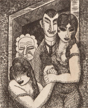 Marcel Gromaire, Composition, Vers Un Monde Volage, Etching