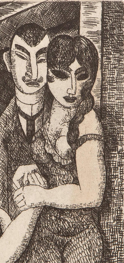 Marcel Gromaire, Composition, Vers Un Monde Volage, Etching