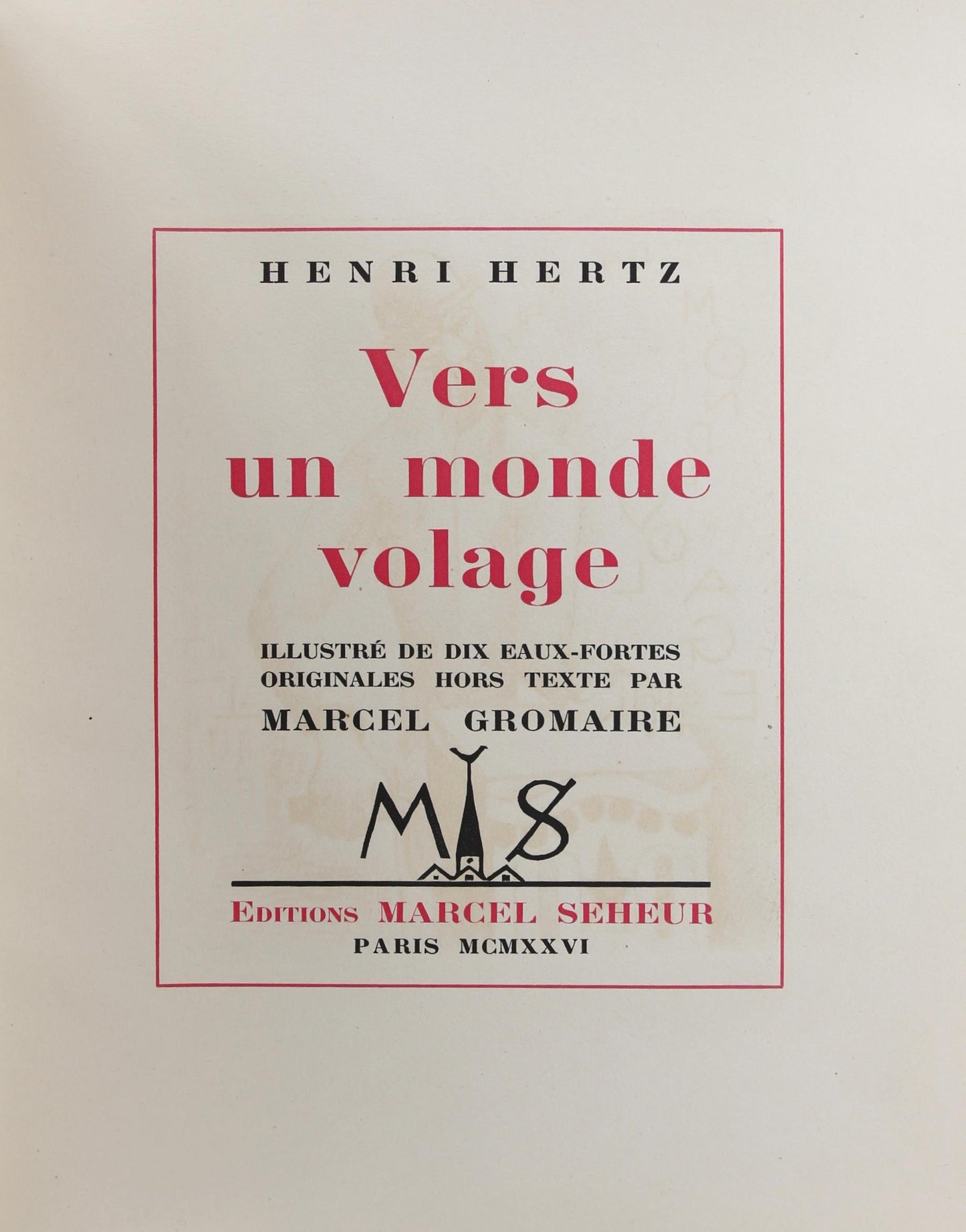 Marcel Gromaire, Composition, Vers Un Monde Volage, Etching