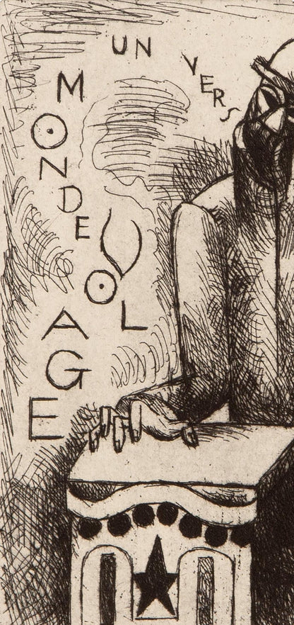 Marcel Gromaire, Composition, Vers Un Monde Volage, Etching