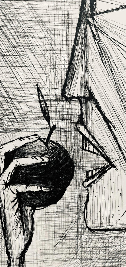 Bernard Buffet, Composition (Reinz 208-222), Voyages Fantastiques, Etching