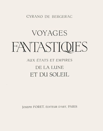 Bernard Buffet, Composition (Reinz 208-222), Voyages Fantastiques, Etching