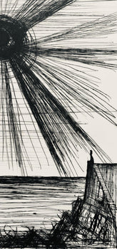 Bernard Buffet, Composition (Reinz 208-222), Voyages Fantastiques, Etching