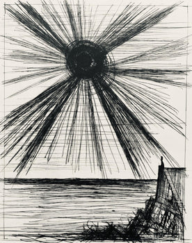 Bernard Buffet, Composition (Reinz 208-222), Voyages Fantastiques, Etching