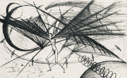 Bernard Buffet, Composition (Reinz 208-222), Voyages Fantastiques, Etching