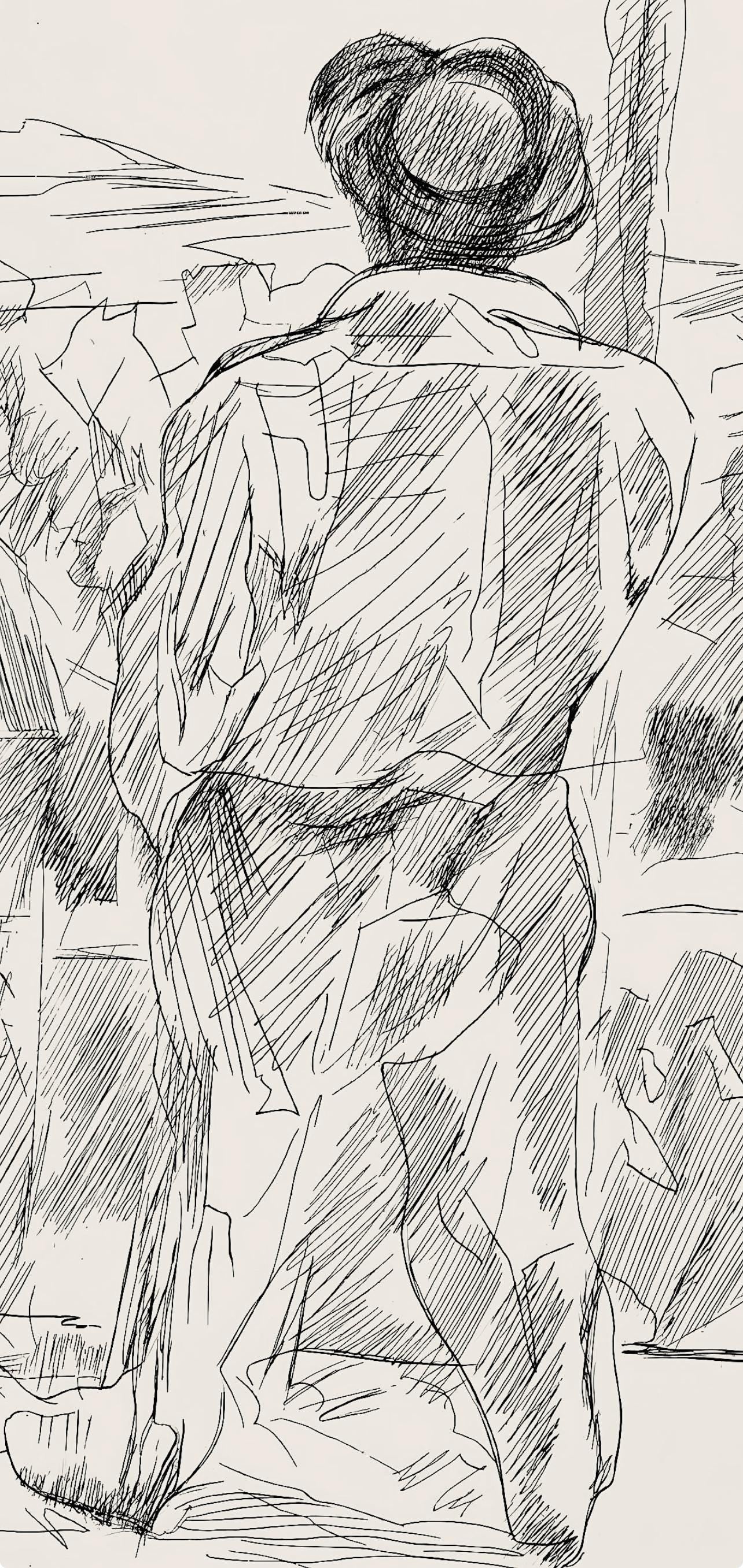 Jacques Villon, Composition (Ginestet/Pouillon 42-64), Hsiode, Les Travaux Et Les Jours, Etching