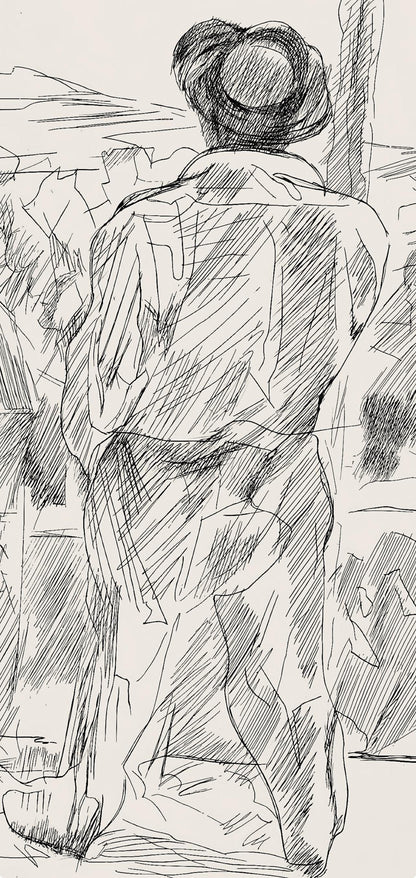 Jacques Villon, Composition (Ginestet/Pouillon 42-64), Hsiode, Les Travaux Et Les Jours, Etching