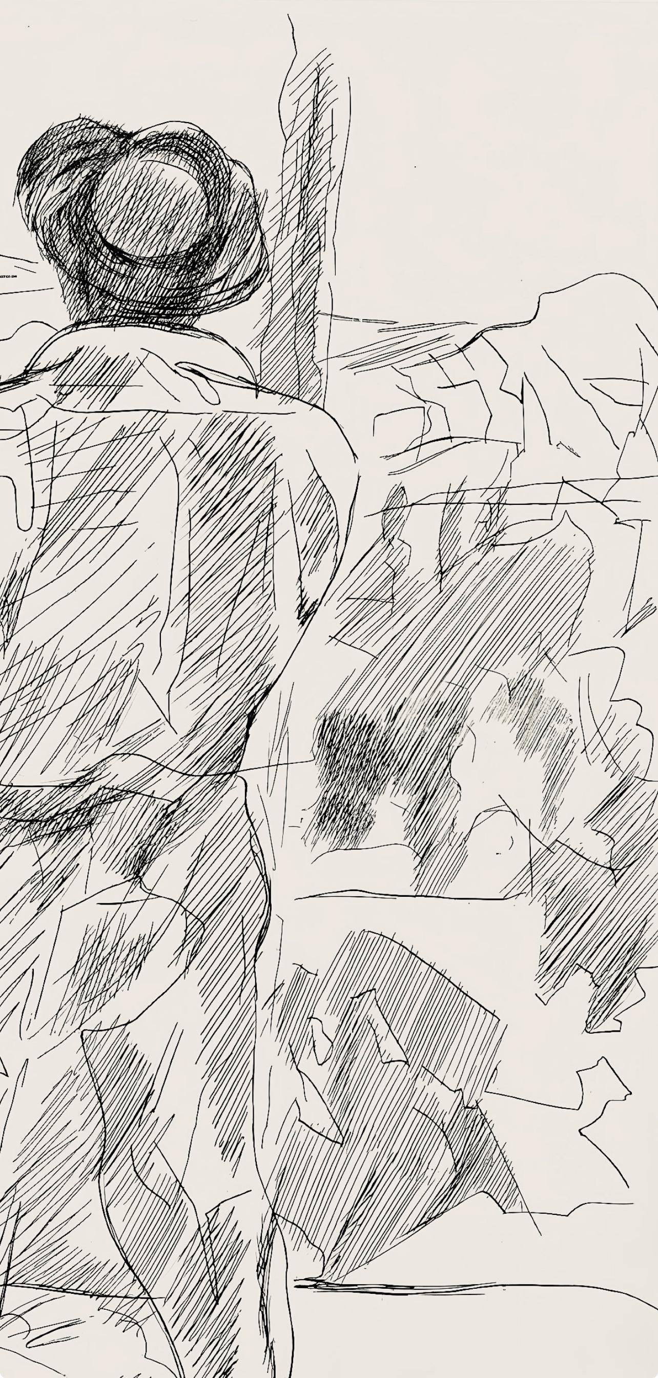 Jacques Villon, Composition (Ginestet/Pouillon 42-64), Hsiode, Les Travaux Et Les Jours, Etching