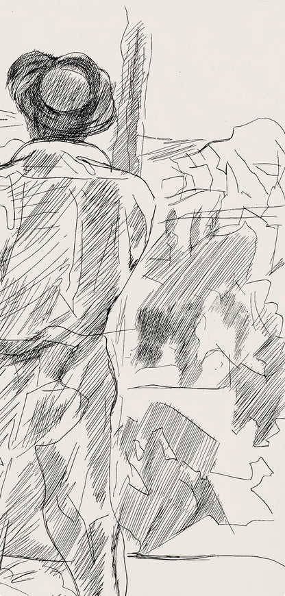 Jacques Villon, Composition (Ginestet/Pouillon 42-64), Hsiode, Les Travaux Et Les Jours, Etching