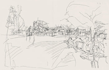 Jacques Villon, Composition (Ginestet/Pouillon 42-64), Hsiode, Les Travaux Et Les Jours, Etching