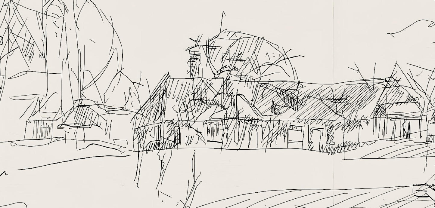 Jacques Villon, Composition (Ginestet/Pouillon 42-64), Hsiode, Les Travaux Et Les Jours, Etching