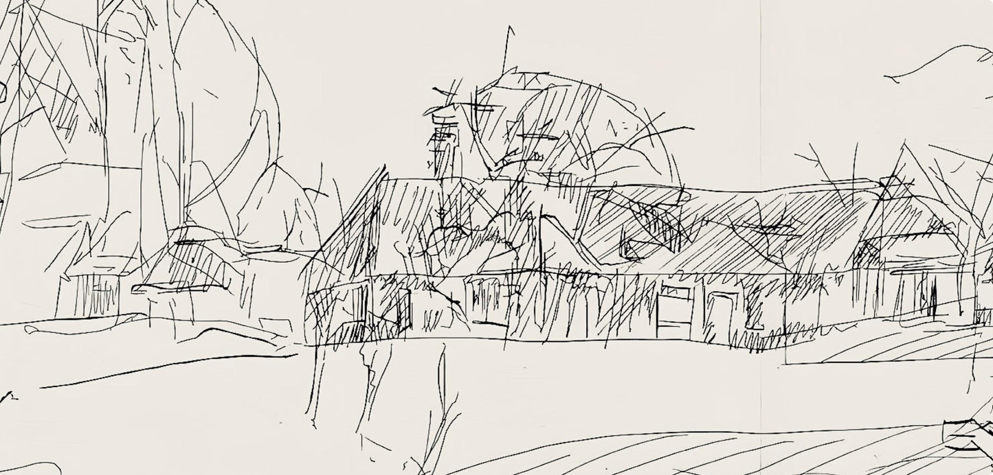 Jacques Villon, Composition (Ginestet/Pouillon 42-64), Hsiode, Les Travaux Et Les Jours, Etching