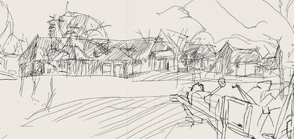 Jacques Villon, Composition (Ginestet/Pouillon 42-64), Hsiode, Les Travaux Et Les Jours, Etching